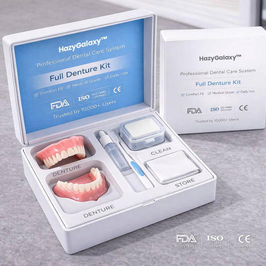 ⏰ HazyGalaxy™ Custom-Fit Dentures  ENDS TODAY   70% OFF | Smile with Confidence