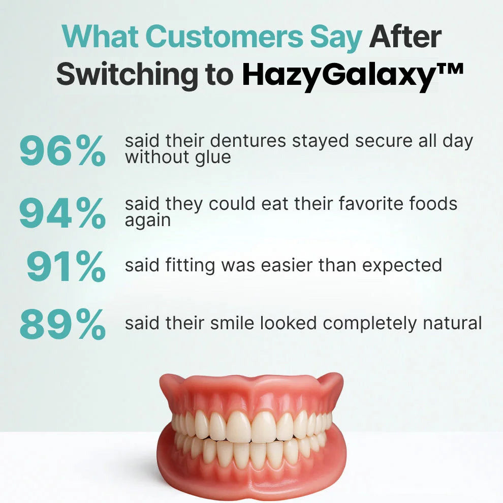 ⏰ HazyGalaxy™ Custom-Fit Dentures  ENDS TODAY   70% OFF | Smile with Confidence