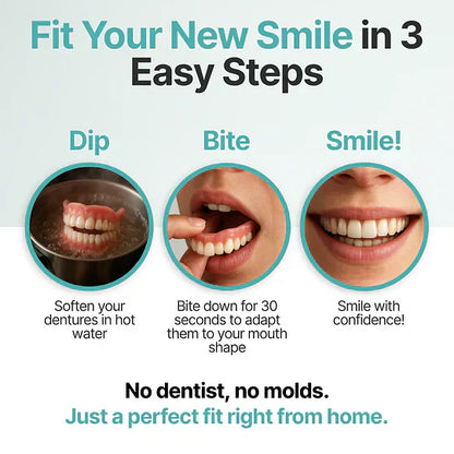 ⏰ HazyGalaxy™ Custom-Fit Dentures  ENDS TODAY   70% OFF | Smile with Confidence